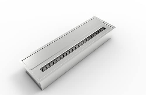 Bruciatore Per Camino A Bioetanolo Biocamino In Acciaio Inox 4,5 Lt 61X18,7Xh9,5 Cm