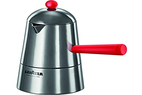 Ilsa Pop Carmencita Caffettiera In Alluminio, Manico Blu, Tazze 2