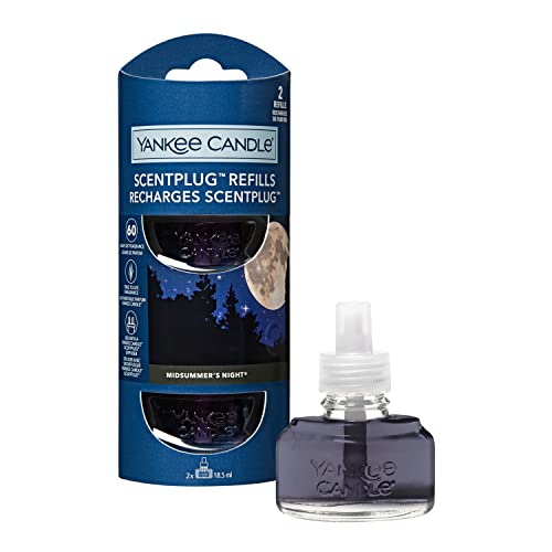 Yankee Candle Ricariche Fragranza Scentplug | Olio Per Profumatore D'Ambiente Elettrico Midsummer’S Night | Durata Della Fragranza: Fino A 60 Giorni |