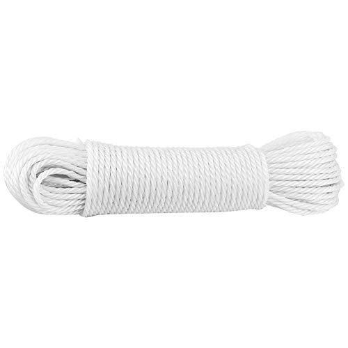 Corda Di Nylon, Magt Corda Bucato For Il Bucato In Nylon, 20M Multifunzionale Corda In Nylon Stendibiancheria E Molto Per Campeggio Giardino Esterno G