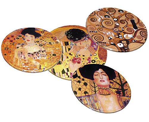 Sottobicchiere "Gustav Klimt" In Sughero
