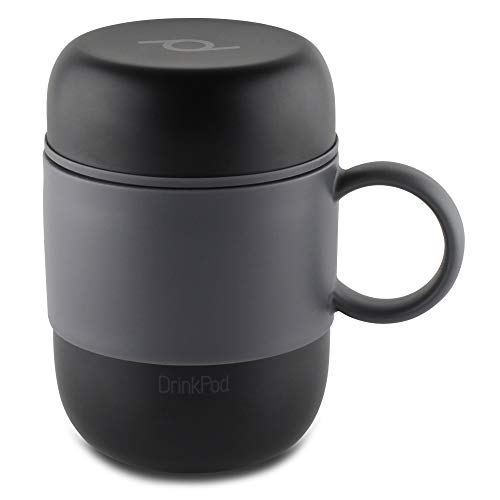 Drinkpod - Tazza Da Viaggio Coibentata, In Acciaio Inossidabile, 280 Ml