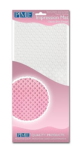 Pme Im194 Tappetino A Impressione Decoro A Puntini, 15X0.1X30.5 Cm