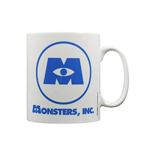 Disney Pixar Monsters Inc Logo Tazza Di Ceramica, Multicolore