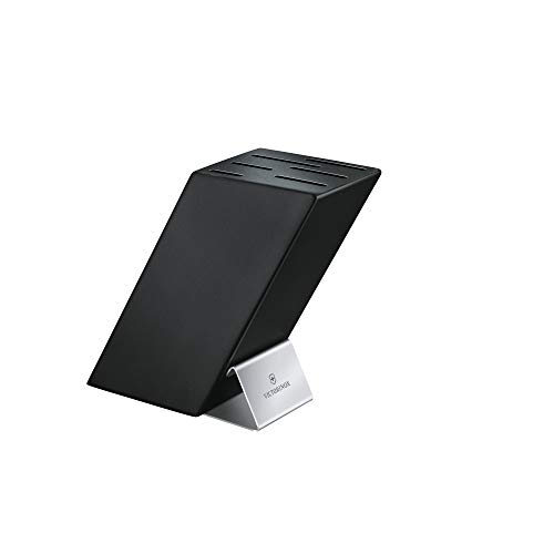 Victorinox Swiss Modern Knife Block Vuoto Legno Di Faggio Nero