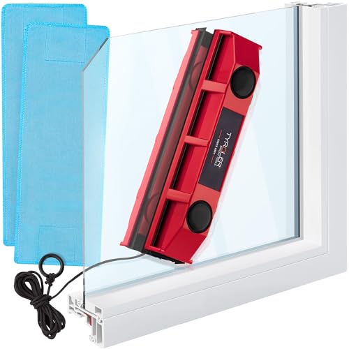 Tyroler Bright Tools | Glider S-1 | Lavavetri Magnetico Per Finestre A Vetro Singolo Con Spessore Da 2-8 Mm | Pulitore Per Finestre