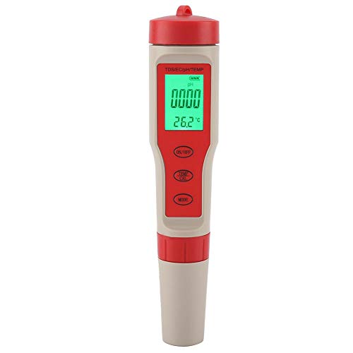 Magt Ph Meter Misuratore Ph, Professional 4 In 1 Digital Tds Ph Ec Ec Temp Meter Penna Del Test Di Purezza Del Tester, Misuratore Ph Tds Ec E Temperat