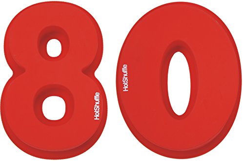 Hotshuffle Grande Numero Di Silicone 80 Tortiera Stampo Ottantesimo Compleanno Anniversario Di Matrimonio 8 0