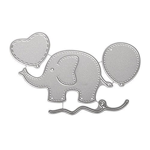 Rayher 59241000 - Stencil, Baby Elephant, Sb-Dimensioni, 4 Pz, 2, 1-8, 5 Cm