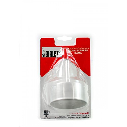 Bialetti 19404600 Blister Imbuto Moka, Alluminio, Argento