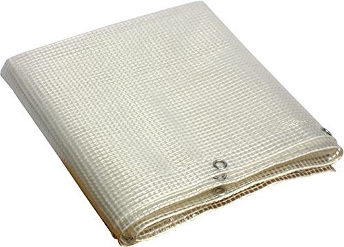 Telo Telone Occhiellato Retinato In Pvc 5X4 Mt Trasparente