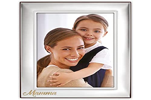 Zep Srl Cornice Sabrina Da Tavolo In Silver Plated Per Foto 10X15, Posizionabile Orizzontalmente. Placcata Argento. Made In Italy