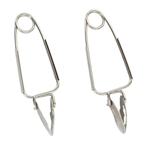 Fackelmann Fck32130 32130-Pinze, Pinze Per Lumaca, Argento, 15 X 6 Cm, Acciaio Inossidabile, Grigio, 22,7 X 11,6 X 5 Cm
