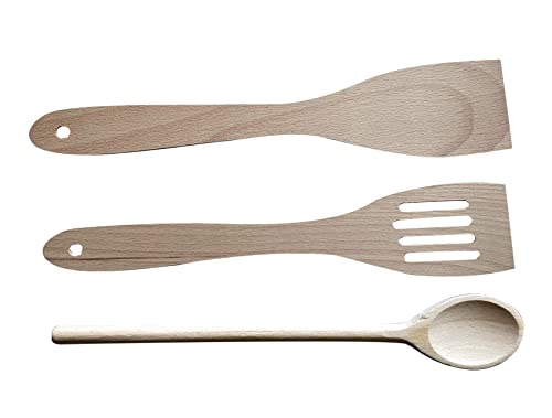 Fackelmann Tris Utensili Cucina In Legno