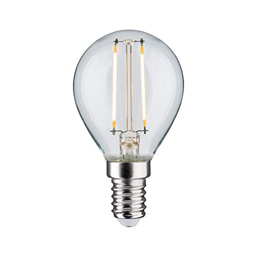 Paulmann 28573 Lampadina Led Lg Goccia Lampadina Dimmerabile Da 2,5 Watt Chiaro Lampadina A Bulbo Illuminazione 2700 K E14