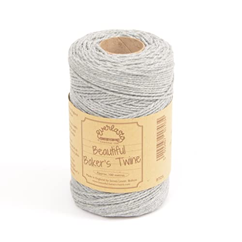 Everlasto Bakers Twine - Bobine Da 100 M, Argento, 100M