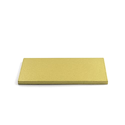 Decora 0931709 Sottotorta Rettangolare 30 X 40 X H 1,2 Cm, Cartone, Oro