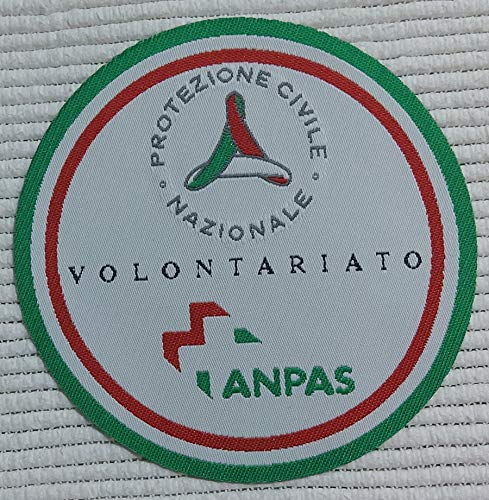 Centro Ricami Ricamificio Industriale Italiano Dal 1989 Patch-Toppa Microricamata In Hd/Jacquard (Alta Definizione) Logo Volontariato Anpas Termoadesi