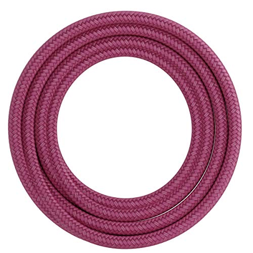 Calex 940226 Cordoncino Avvolto In Tessuto, Colore: Rosa, Taglia Unica