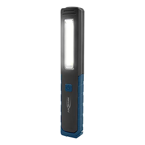 Ansmann 1600-0387 Wl210B-Lampada Da Lavoro A Led, A Batteria, 3 W, 210 Lm, Nero