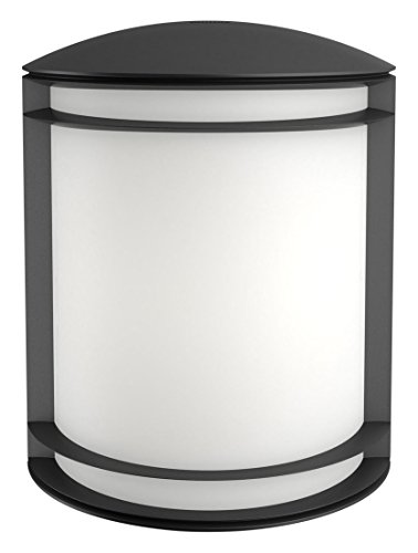 Philips Mygarden 1732030P3 - Aplique Per Esterno, 1X6W, 220V-240V, 4000K, Colore Nero