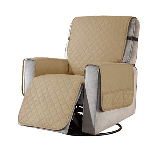 Subrtex Copripoltrona Relax Reclinabile,Copri Poltrona Relax Reclinabile 1 Posto Lavabili Per Sedia Reclinabile Con Cinghia Elastica Regolabile Casa(P