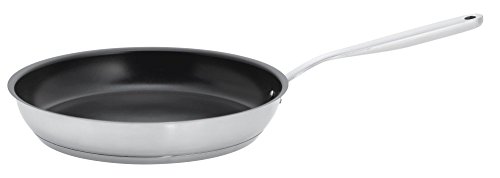 Fiskars 1023761 All Steel - Padella, Acciaio Inossidabile, Argento, 25 X 25 X 11.5 Cm
