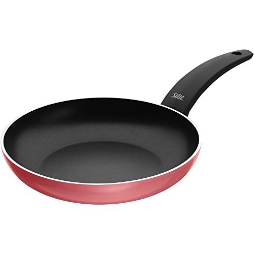 Silit Belluna - Padella Per Cottura A Induzione, 24 Cm, Rivestita In Alluminio, Manico In Plastica, Colore: Rosa