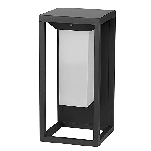 V-Tac Vt-77 Led Solar Wandlamp - Antraciet - 3000K