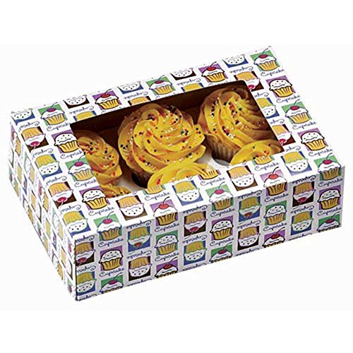 Wilton Conf.2 Scatole Porta Cupcake 6 Cavita'
