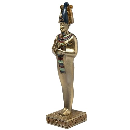 Lachineuse - Statuetta Osiride 20 Cm - Dio Egiziano - Statua Decorazione Egitto Antico - Statuetta Oggetto Egiziano Faraone - Busto Egiziano - Idea Re