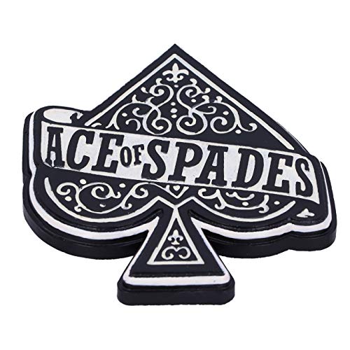 Nemesis Now Officially Licensed Four Motorhead Ace Of Spades Coasters, Black, 12.5Cm Set Di Quattro Sottobicchieri In Resina, Con Licenza Ufficiale, 1