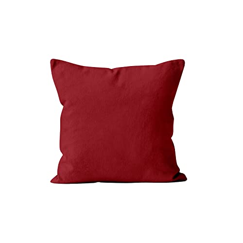 Soleil D'Ocre Copricuscino Alix, Rosso, 40 X 40 Cm