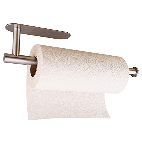 Lumeiy Kitchen Roll Holder Argento No Drilling Acciaio Inox