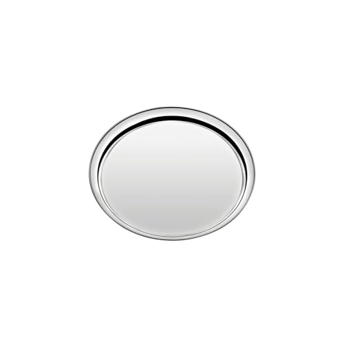 Tramontina Vassoio Rotondo In Acciaio Inox, Diametro 40 Cm, Lavabile In Lavastoviglie, Antiruggine, 61413-400