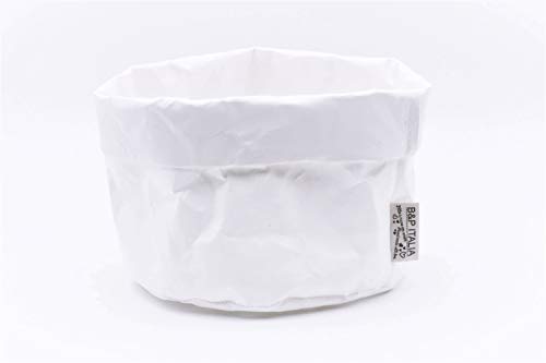 B&P Italia Sacchetto Portapane Stockholm Fibra Di Cellulosa, Bianco, Diametro 19X12Cm
