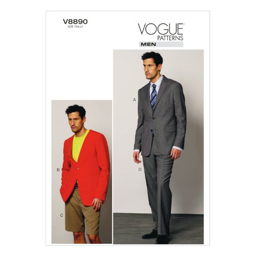 Vogue Patterns Men'S Jacket, Shorts, And Pants - 34-36 - 38-40 Pattern