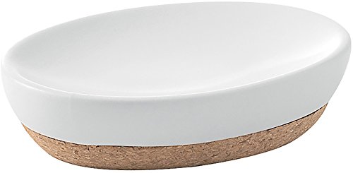 Gedy Ilary Portasapone, Ceramica, Bianco, 9,5 X 13 X 3