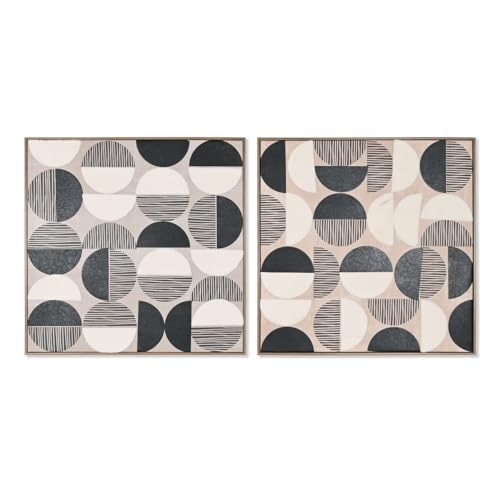 Home Esprit Quadro Moderno 80 X 2,4 X 80 Cm (2 Pezzi)