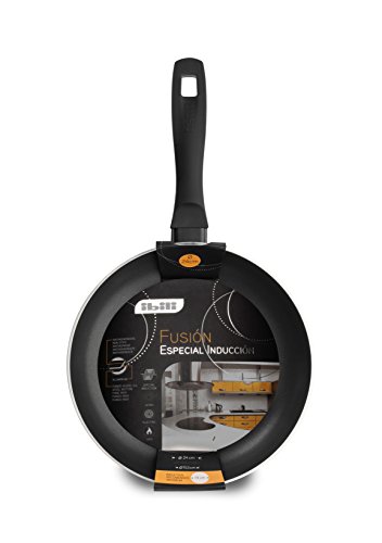 Ibili Frying Pan Fusion 28 Cm, Aluminium, Black