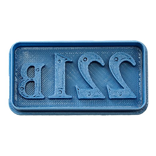 Cuticuter 221B Sherlock Holmes Tagliapasta Per Biscotti, Blu, 8 X 7 X 1,5 Cm