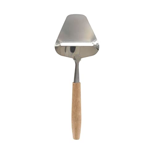 Fackelmann. Affetta Formaggio Con Manico In Legno E Parte Funzionale In Acciaio Inox. Dim. 22X7,5X3,5 Cm. Linea Sybaris. Ingombro Pack: 27,7X8X3,5 Cm