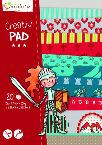 Formato Viale Mandarine A5 21 X 14.8 Cm Cuscino Creativi Multicolori Cavalieri