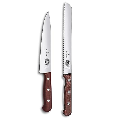 Victorinox Rosewood Set Di 2 Cucina, Acciaio Inossidabile, Marrone, 30 X 5 X 5 Cm