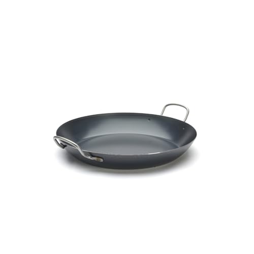 De Buyer Professional – Padella (Acciaio), Colore: Blu Diametro 37 Argento