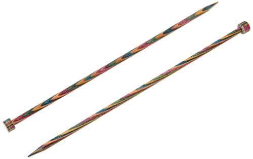 Knitpro Symfonie - Ferri Diritti In Legno, Lunghi, 25 Cm 6.0 Mm
