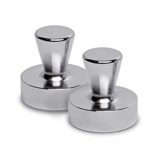 Maul 6168696 Magnete Al Neodimio, Hell Silber, 22 Kg, 2 Pezzi