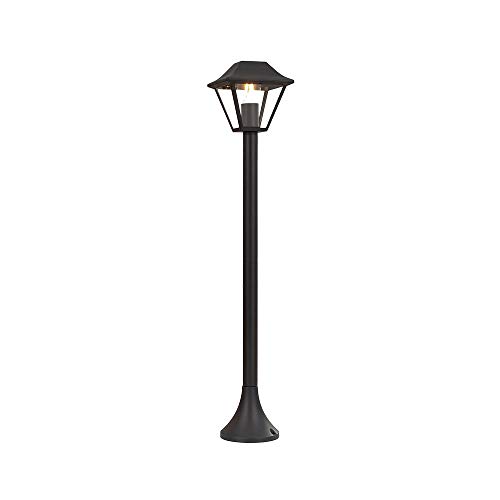 V-Tac Lampione A Lanterna Palo Da Terra Per Giardino Altezza 950Mm Attacco E27 Colore Nero Opaco Ip44 Sku-8687