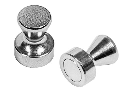 Connex Power Magnet, Metallo, Cromato, 0.09 X 0.09 X 0.03 Cm, 2 Unità
