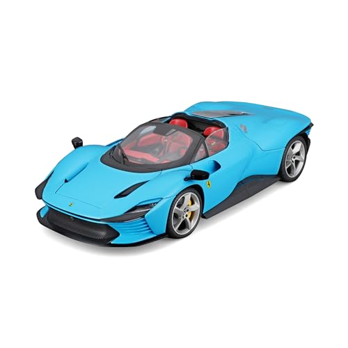 Bburago Ferrari Daytona Sp3: Modellino Auto In Scala 1:18 Della Ferrari Signature Edition, Blu, Dai 14 Anni In Su, 18 – 16912Bl